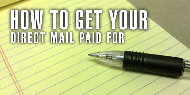 How To Get Your Direct Mail Paid For