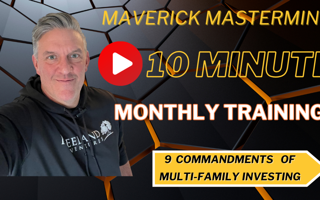 9 Commandments of Multi-family Investing – Josh Cantwell- Ep 396